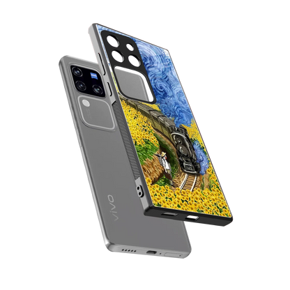 Starry Wait sleekvivo v30 pro cover with tempered glass back and TPU edges