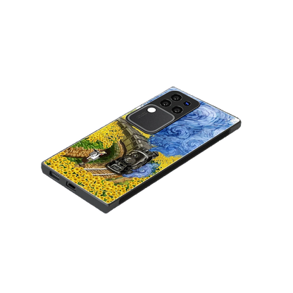 Starry Wait stylish phone case forvivo v30 pro | glossy glass and slim fit
