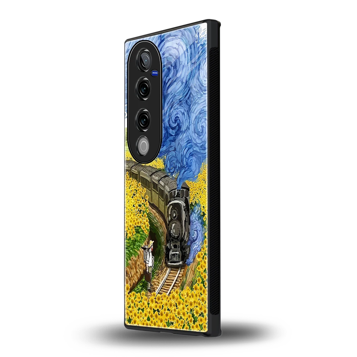 Starry Wait vivo v40 pro mobile cover | shockproof glass phone case