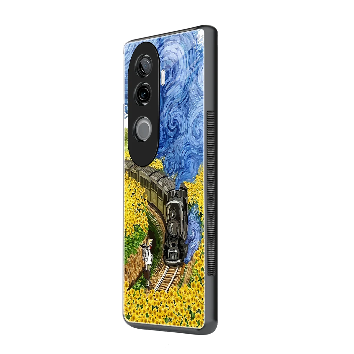 Starry Wait vivo v40e mobile cover | shockproof glass phone case