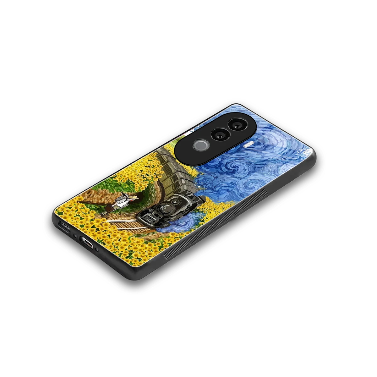 Starry Wait stylish phone case for vivo v40e | glossy glass and slim fit