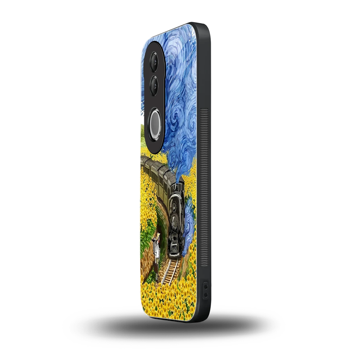 Starry Wait vivo v50 mobile cover | shockproof glass phone case