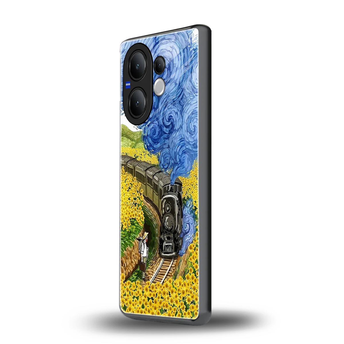 Starry Wait vivo v60 mobile cover | shockproof glass phone case