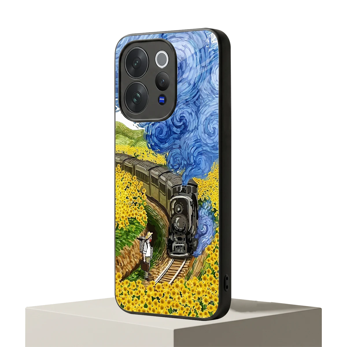 Starry Wait vivo v70 elite mobile cover | shockproof glass phone case