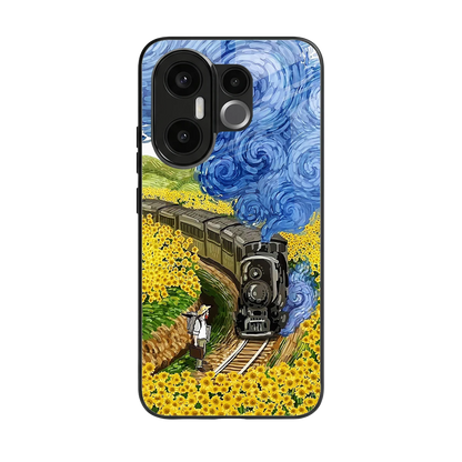 Starry Wait back phone cover | glass case for vivo x200 fe