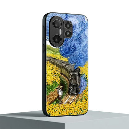 Starry Wait vivo x200 fe mobile cover | shockproof glass phone case