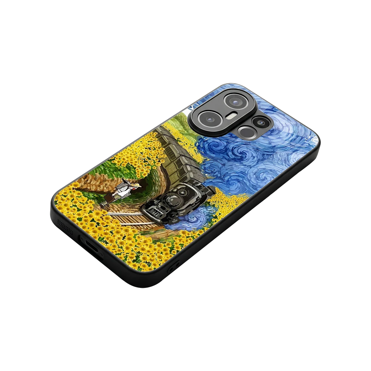 Starry Wait stylish phone case for vivo x200 fe | glossy glass and slim fit