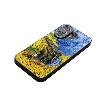 Starry Wait stylish phone case for vivo x200 fe | glossy glass and slim fit