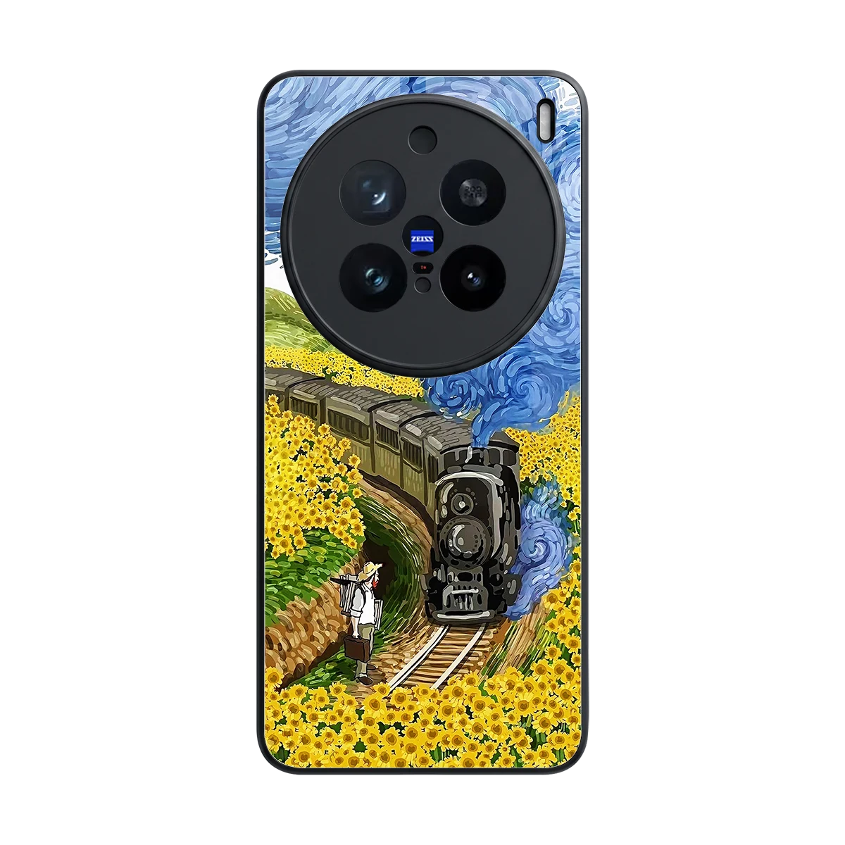Starry Wait back phone cover | glass case for vivo x200 pro