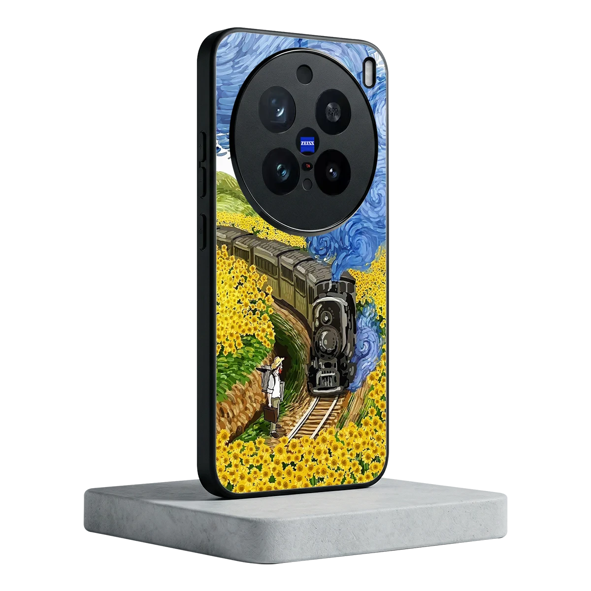 Starry Wait vivo x200 pro mobile cover | shockproof glass phone case