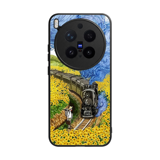 Starry Wait back phone cover | glass case for vivo x300 pro