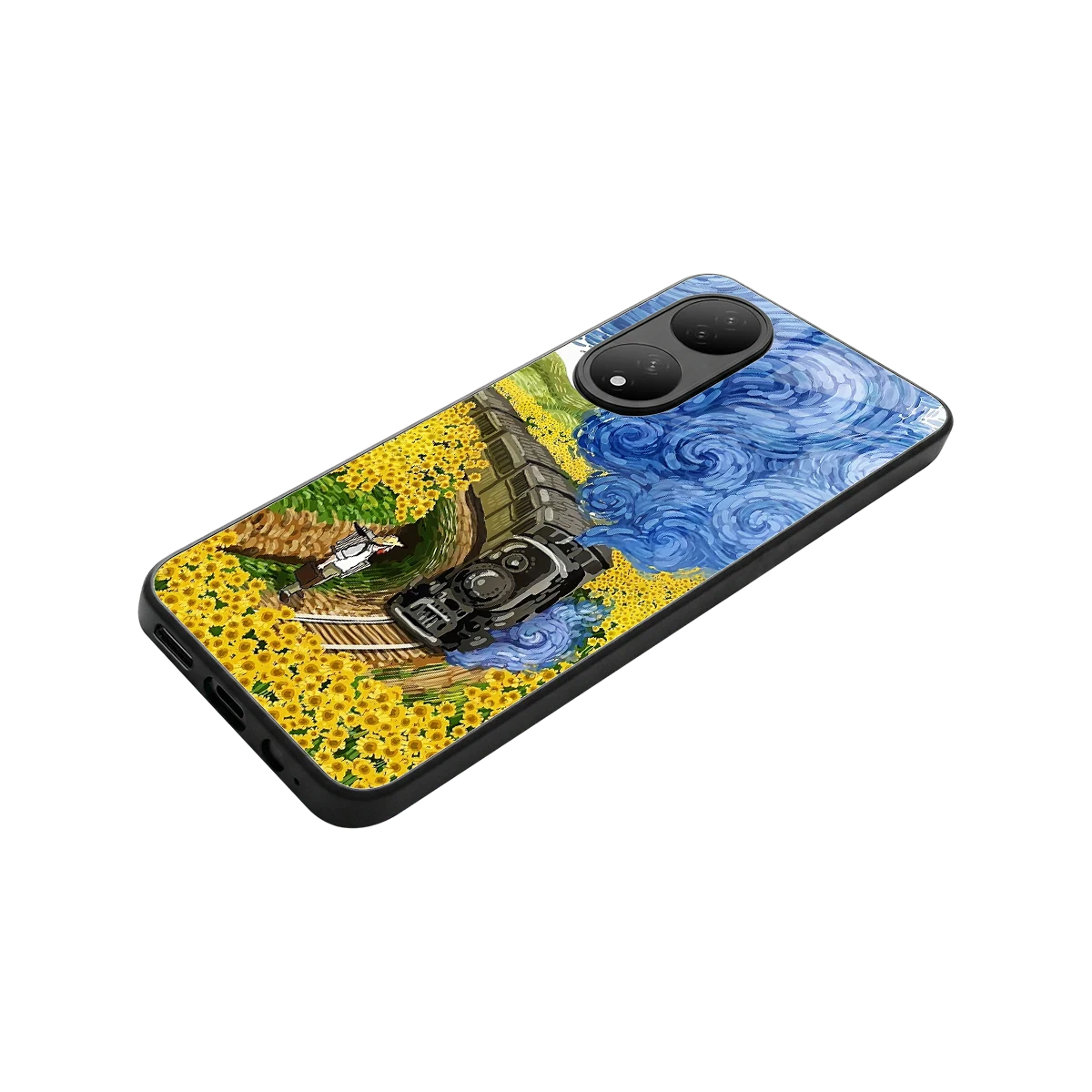 Starry Wait stylish phone case for Vivo-y100 | glossy glass and slim fit