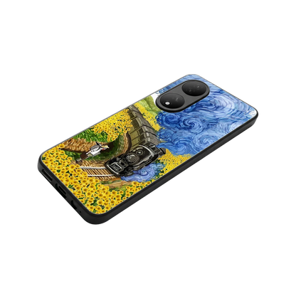 Starry Wait stylish phone case for Vivo-y100 | glossy glass and slim fit