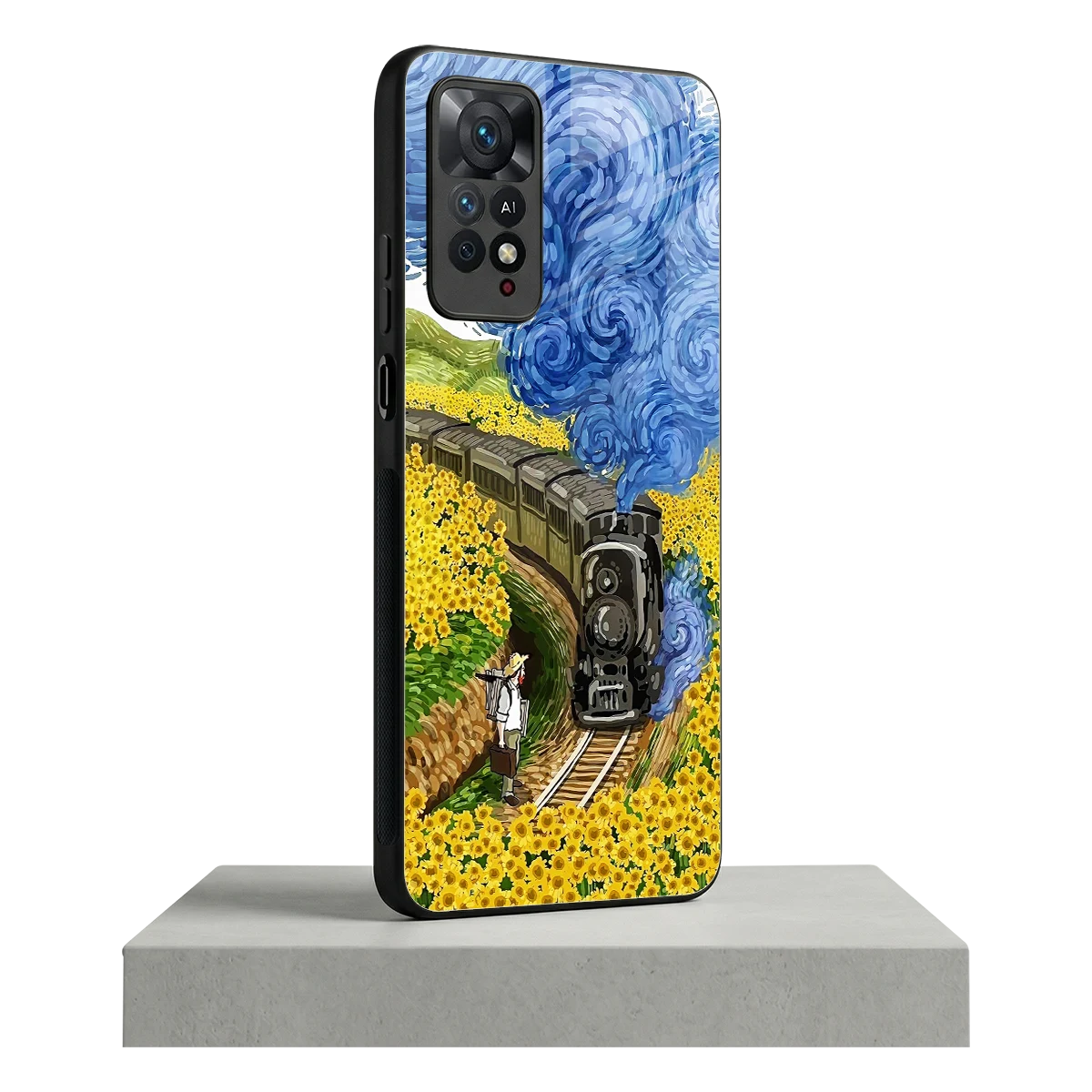 Starry Wait redmi note 11 pro mobile cover | shockproof glass phone case