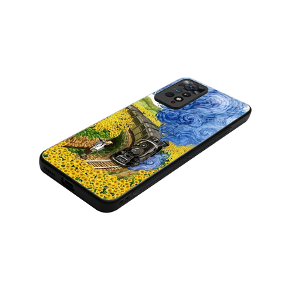 Starry Wait stylish phone case for redmi note 11 pro | glossy glass and slim fit