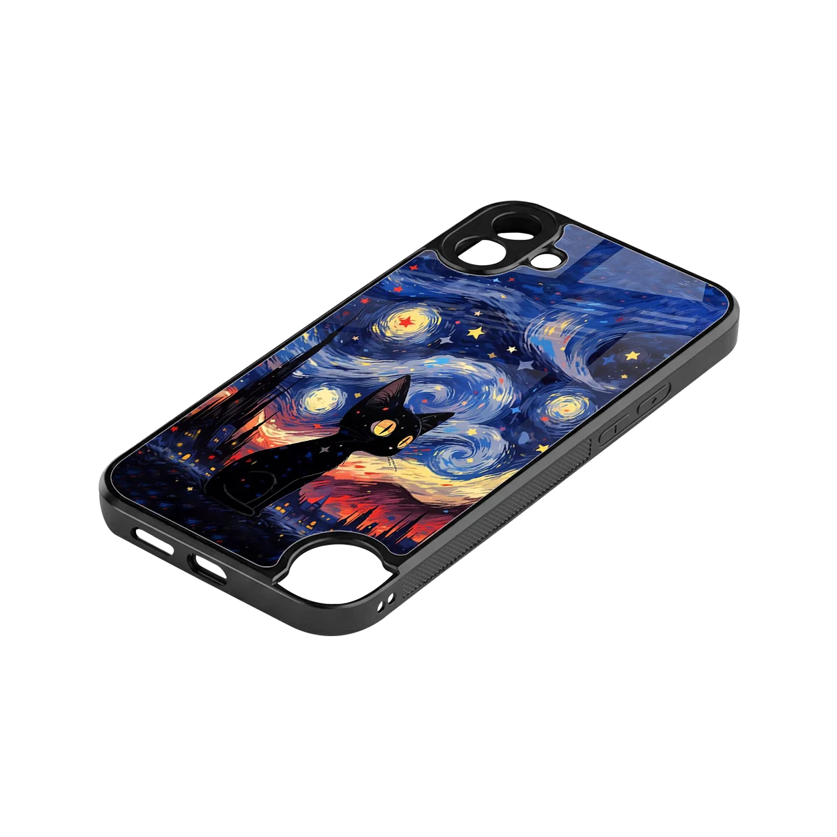 Starry Whiskers stylish phone case for cmf nothing phone 1 | glossy glass and slim fit