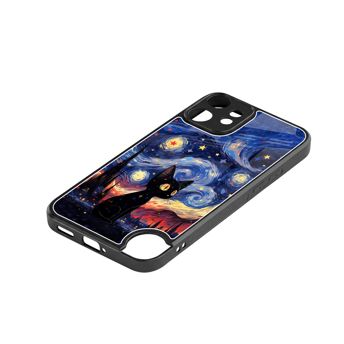 Starry Whiskers stylish phone case for cmf nothing phone 2 pro | glossy glass and slim fit