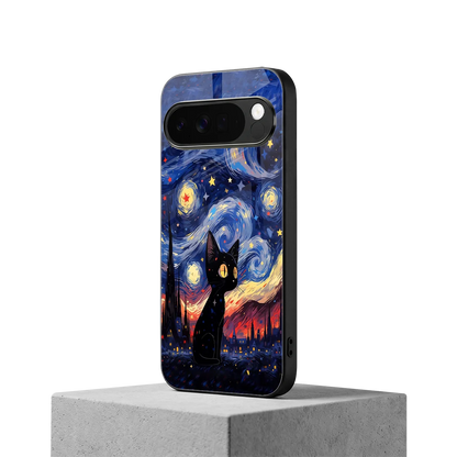 Starry Whiskers google pixel 10 pro xl mobile cover | shockproof glass phone case