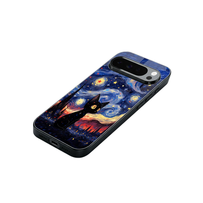 Starry Whiskers stylish phone case for google pixel 10 pro xl | glossy glass and slim fit