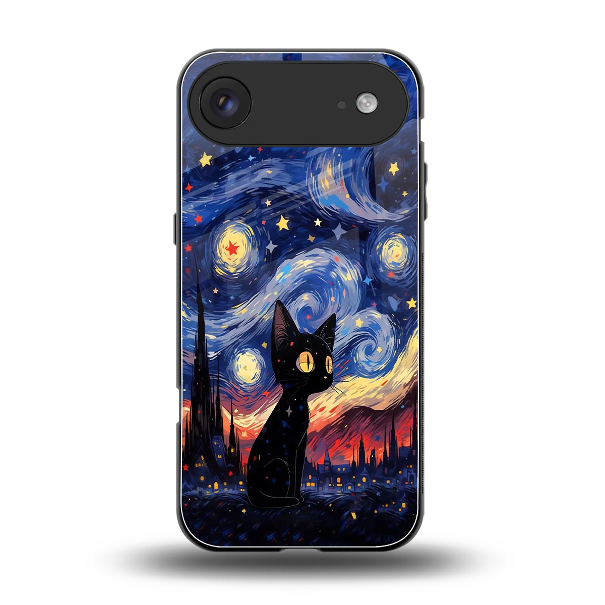 Starry Whiskers back phone cover | glass case for iphone air
