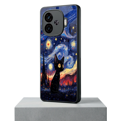 Starry Whiskers iqoo neo 10r 5g mobile cover | shockproof glass phone case