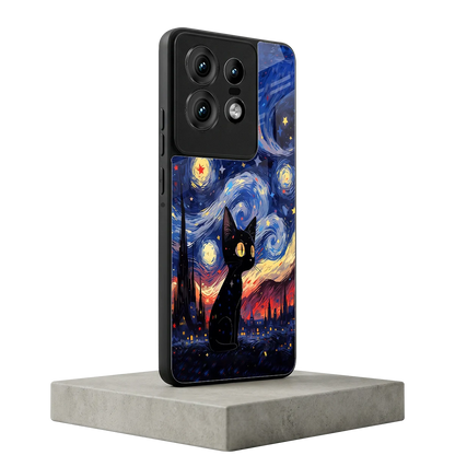 Starry Whiskers motorola edge 50 pro mobile cover | shockproof glass phone case