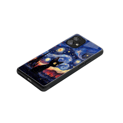 Starry Whiskers stylish phone case for nothing phone 1 | glossy glass and slim fit