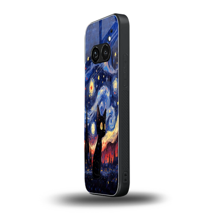 Starry Whiskers nothing phone 2a plus mobile cover | shockproof glass phone case