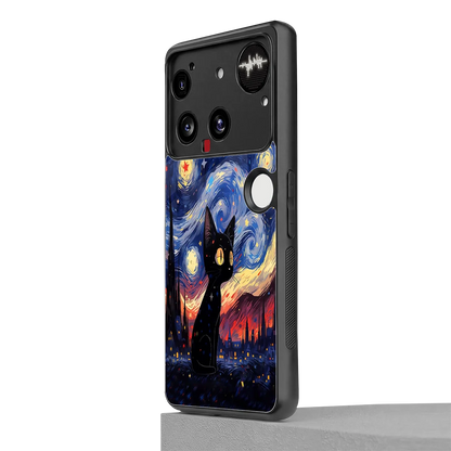 Starry Whiskers nothing phone 3 mobile cover | shockproof glass phone case