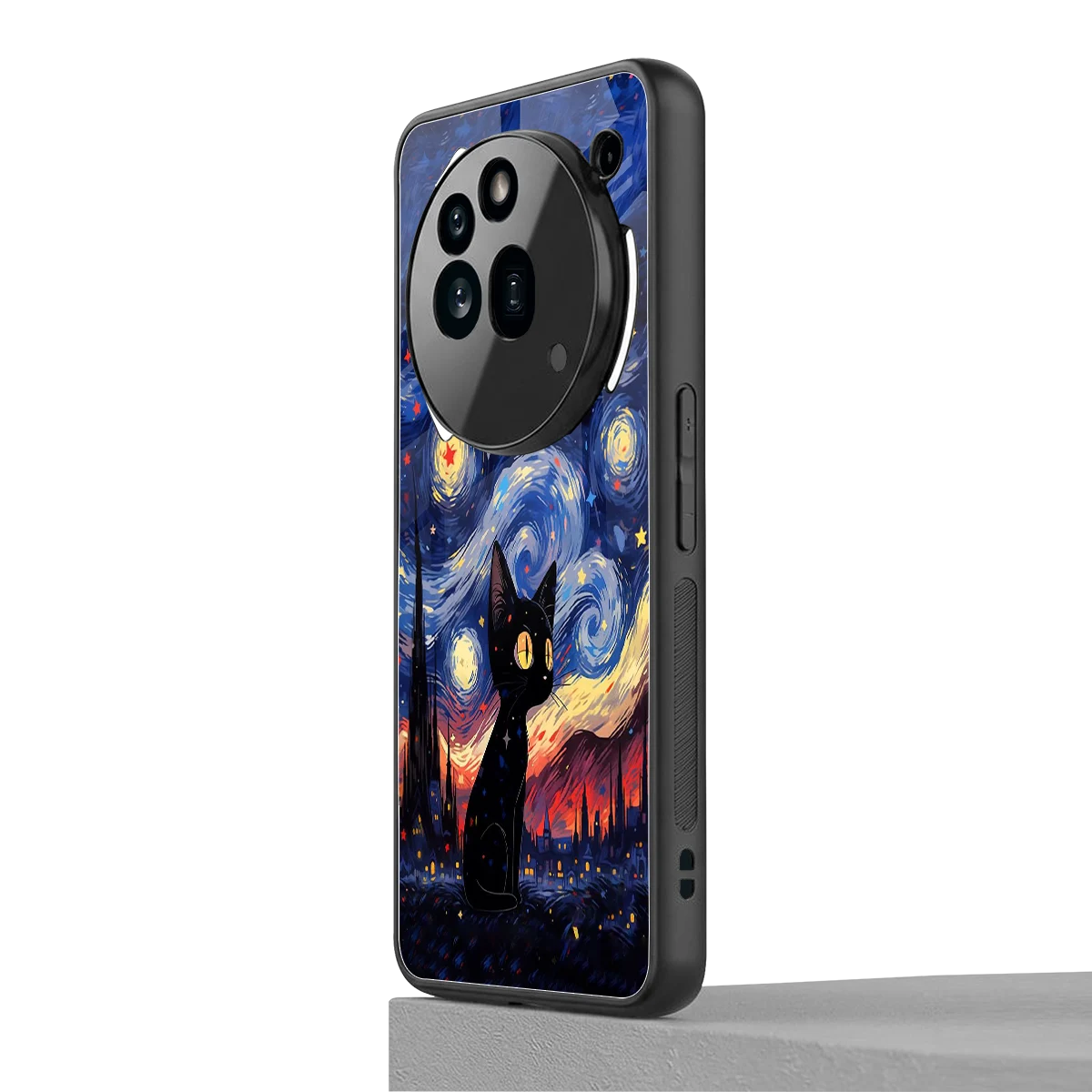 Starry Whiskers nothing phone 3a pro mobile cover | shockproof glass phone case