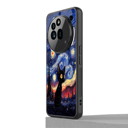 Starry Whiskers nothing phone 3a pro mobile cover | shockproof glass phone case