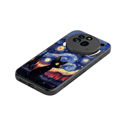 Starry Whiskers stylish phone case for nothing phone 3a pro | glossy glass and slim fit