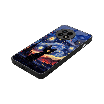 Starry Whiskers stylish phone case for oneplus 13r | glossy glass and slim fit