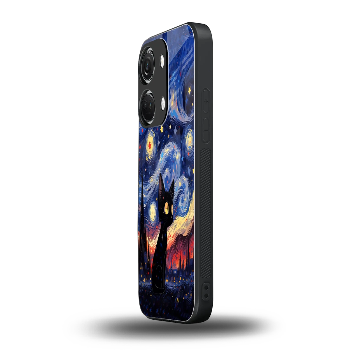 Starry Whiskers oneplus nord 3 mobile cover | shockproof glass phone case