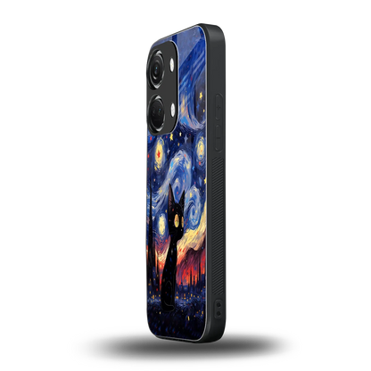 Starry Whiskers oneplus nord 3 mobile cover | shockproof glass phone case