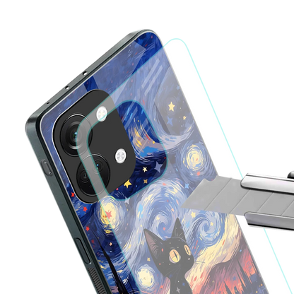 Starry Whiskers stylish phone case for oneplus nord 3 | glossy glass and slim fit