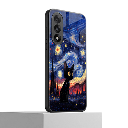 Starry Whiskers oneplus nord 5 mobile cover | shockproof glass phone case
