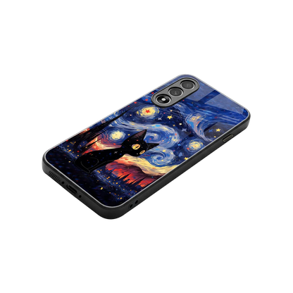 Starry Whiskers stylish phone case for oneplus nord 5 | glossy glass and slim fit