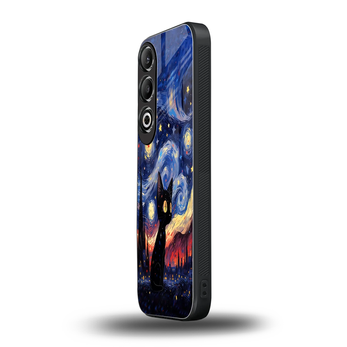 Starry Whiskers oneplus nord ce 4 mobile cover | shockproof glass phone case