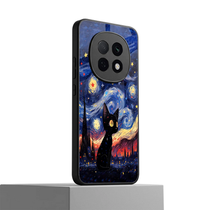 Starry Whiskers oppo f29 pro 5g mobile cover | shockproof glass phone case