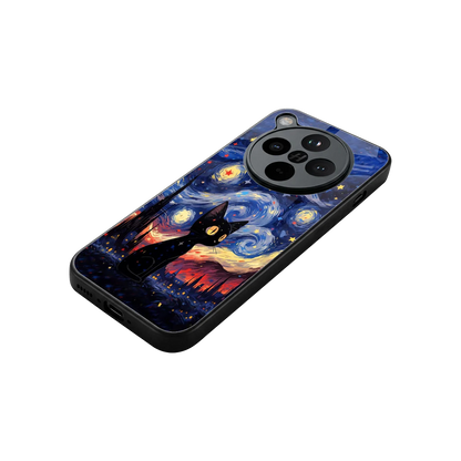 Starry Whiskers stylish phone case for oppo find x8 | glossy glass and slim fit