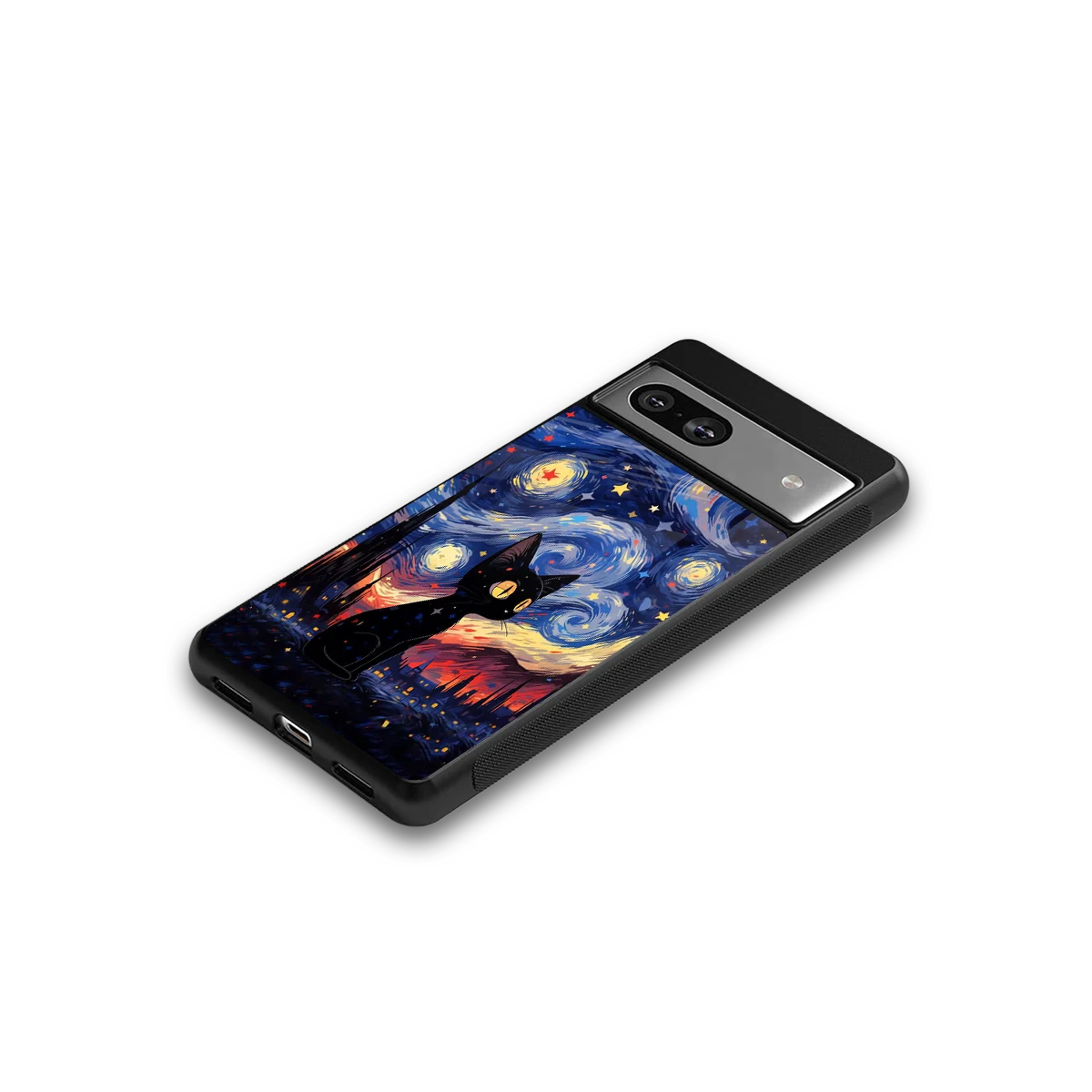 Starry Whiskers google pixel 7 mobile cover | shockproof glass phone case