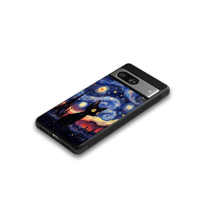 Starry Whiskers google pixel 8 mobile cover | shockproof glass phone case