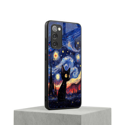 Starry Whiskers samsung galaxy s20 fe mobile cover | shockproof glass phone case