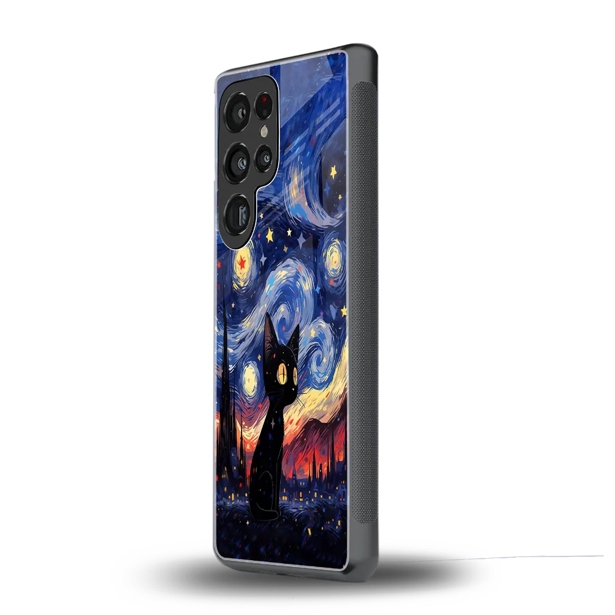 Starry Whiskers samsung galaxy s26 ultra mobile cover | shockproof glass phone case