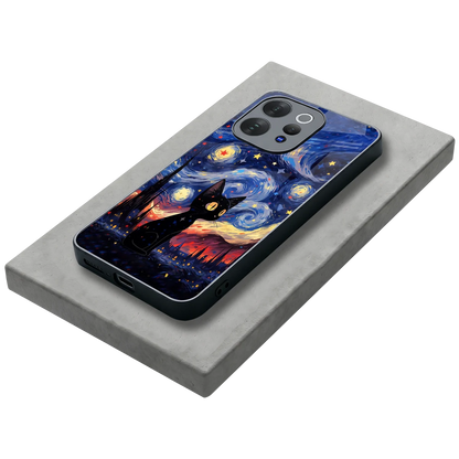 Starry Whiskers stylish phone case for vivo v70 | glossy glass and slim fit