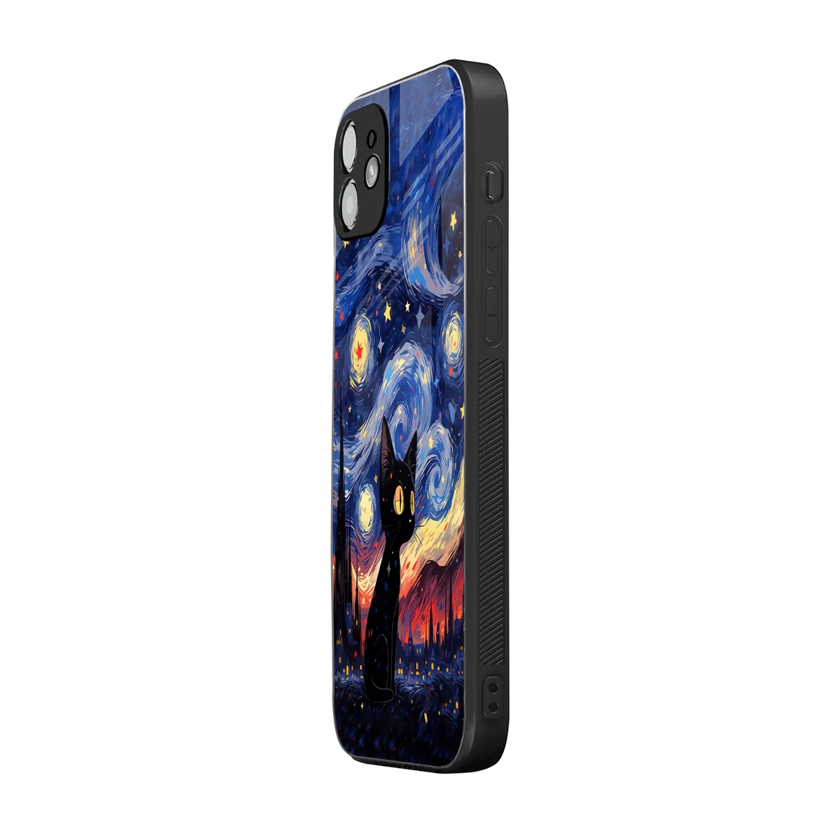 Starry Whiskers iphone 11 mobile cover | shockproof glass phone case
