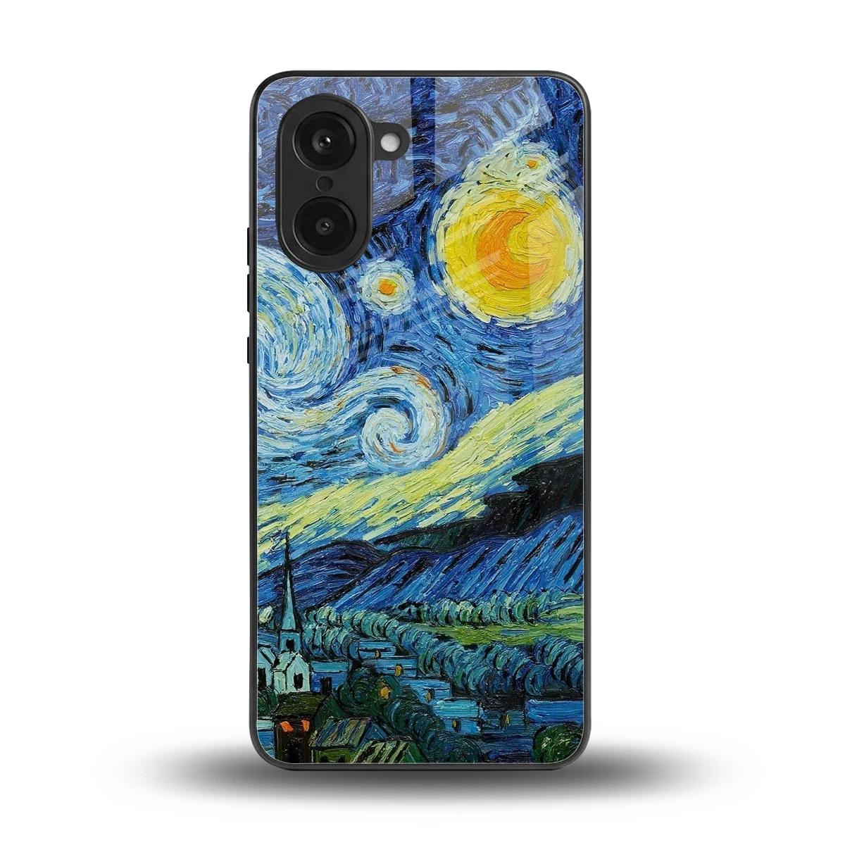 Starry night back phone cover | glass case for oneplus nord ce5 5g