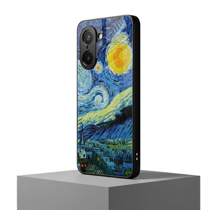 Starry night oneplus nord ce5 5g mobile cover | shockproof glass phone case