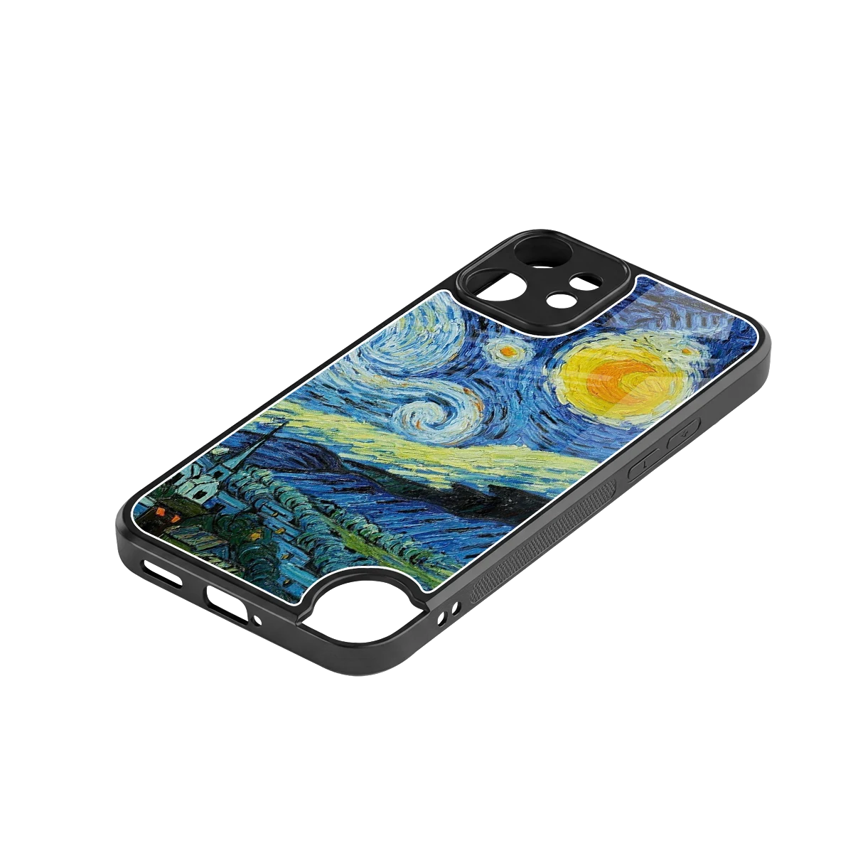 Starry night stylish phone case for cmf nothing phone 2 pro | glossy glass and slim fit